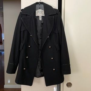 Black peacoat American rag